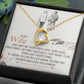 To My Wife Gift from Husband - Forever Love Necklace