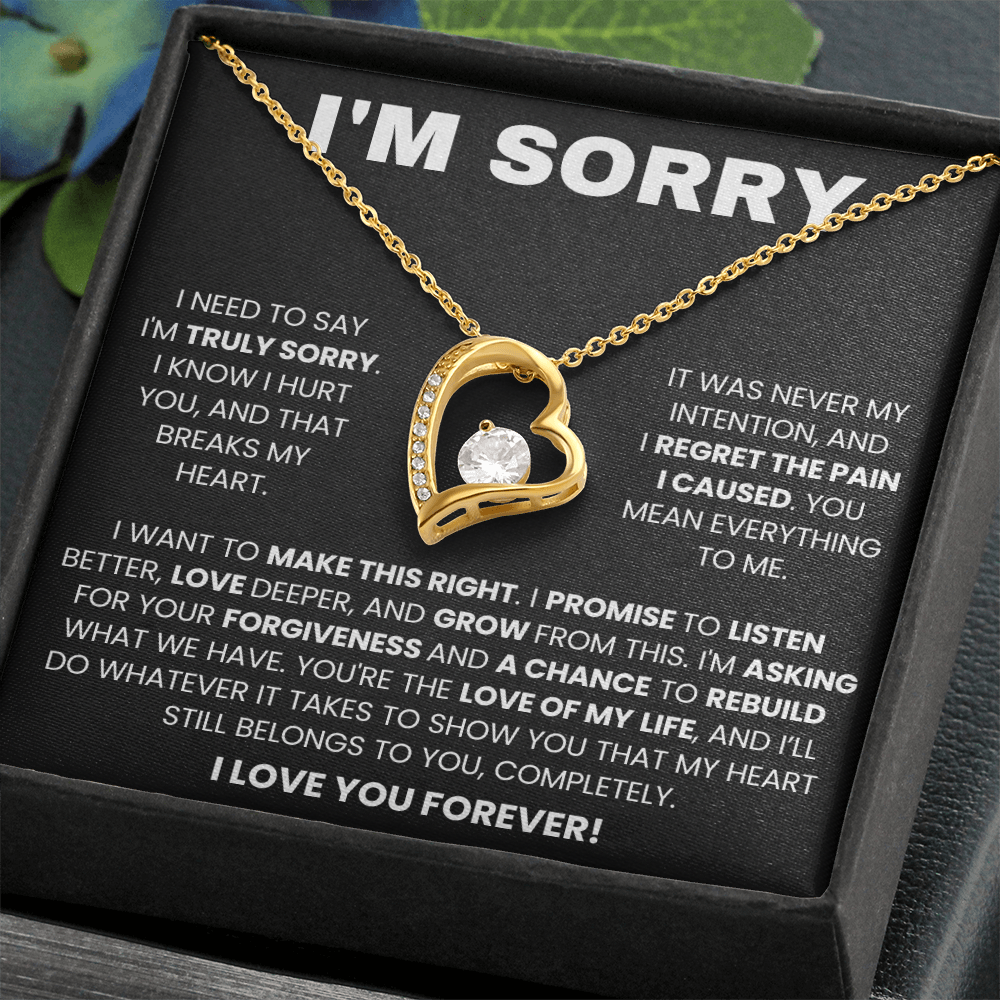 Apology Gift For Her - I am Truly Sorry