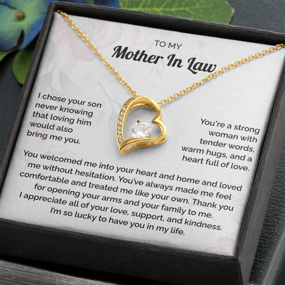 Mother in Law Gift - Lucky to have you in my love