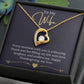 Perfect Thanksgiving Gift to Wife - Forever Love Necklace