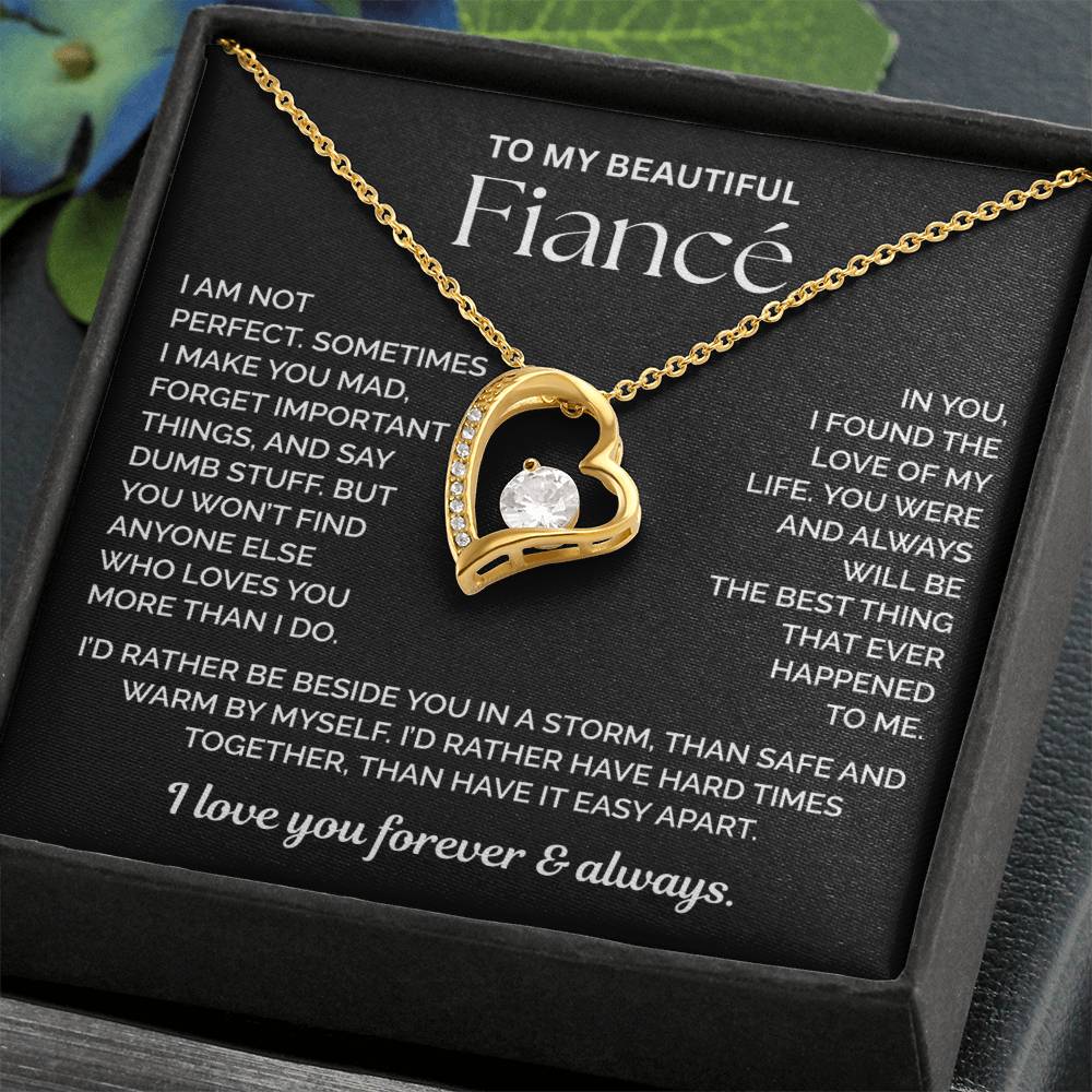 To My Fiance Necklace - Love of My Love