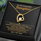 Daughter Forever Love Necklace - You Are My Purpose