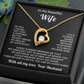 To My Beautiful Wife Necklace – Forever Love Gift from Husband