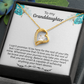 Granddaughter Necklace With Heartfelt Message
