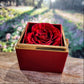 Anniversary Gift for Wife - Love Knot Necklace with Preserved Rose