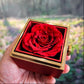 Anniversary Gift for Wife - Love Knot Necklace with Preserved Rose
