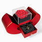 Wife Gift Red Heart Rose Box Necklace